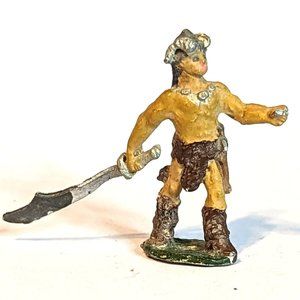 Garrison Wargame Figures SS1 (v1) Barbarian on foot, Miniature 25mm